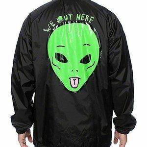 RIPNDIP We Out Here Coach Jacket size Large